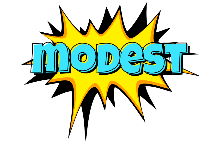 Modest indycar logo