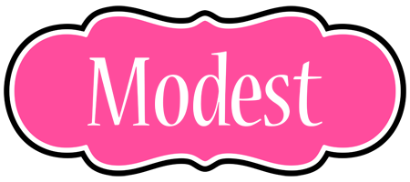 Modest invitation logo