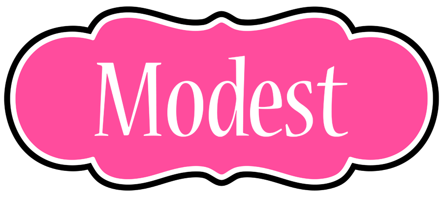 Modest invitation logo