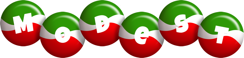 Modest italy logo