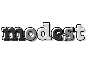 Modest night logo