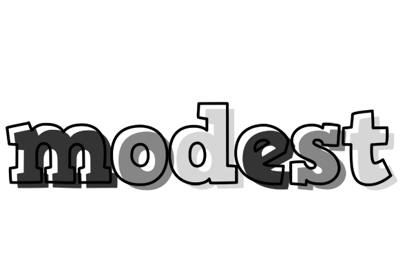 Modest night logo