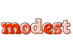 Modest paint logo