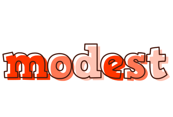 Modest paint logo