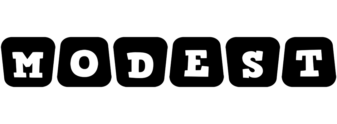 Modest racing logo
