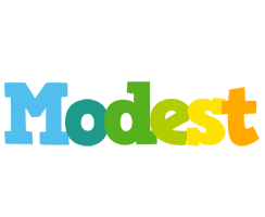 Modest rainbows logo