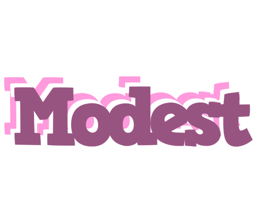 Modest relaxing logo