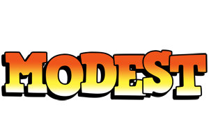 Modest sunset logo