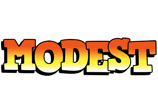 Modest sunset logo