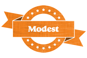 Modest victory logo