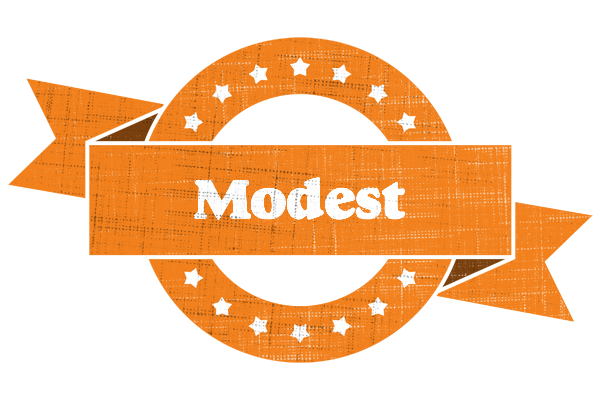 Modest victory logo