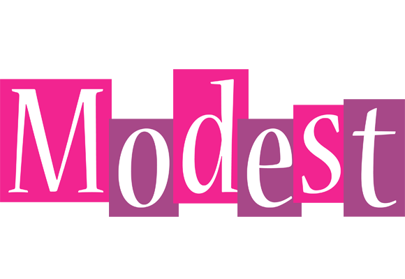 Modest whine logo