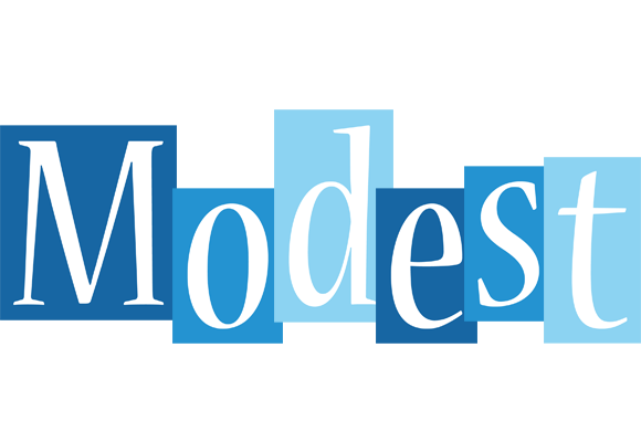 Modest winter logo