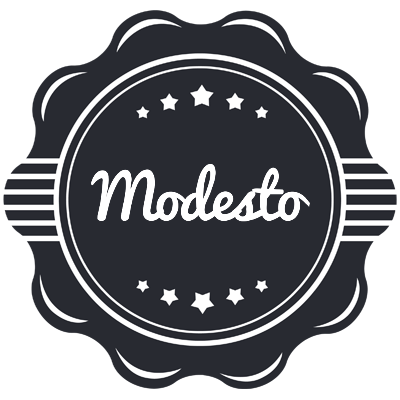 Modesto badge logo