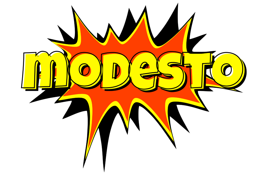 Modesto bazinga logo