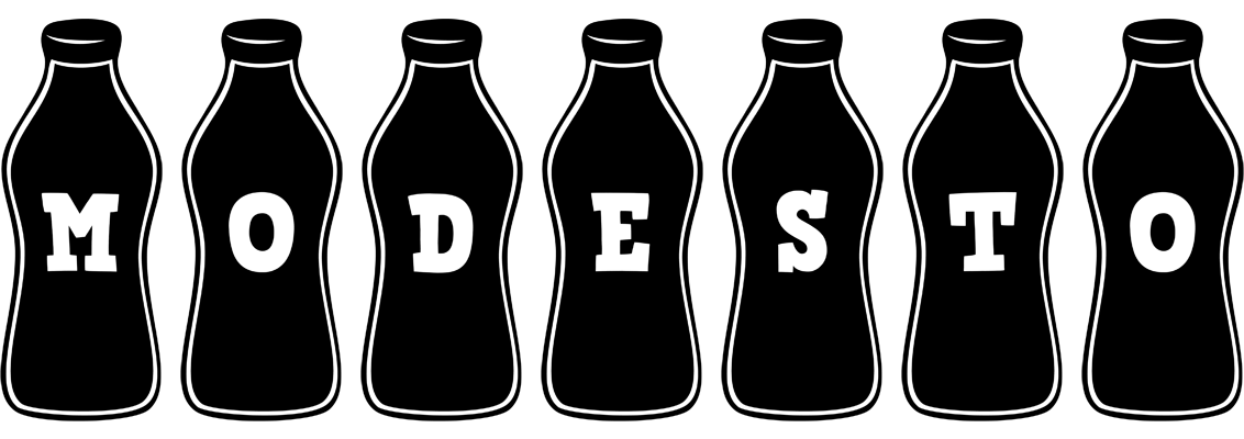 Modesto bottle logo
