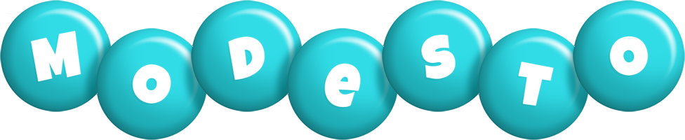 Modesto candy-azur logo