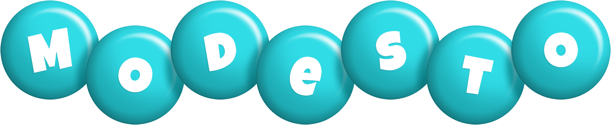 Modesto candy-azur logo