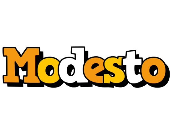 Modesto cartoon logo