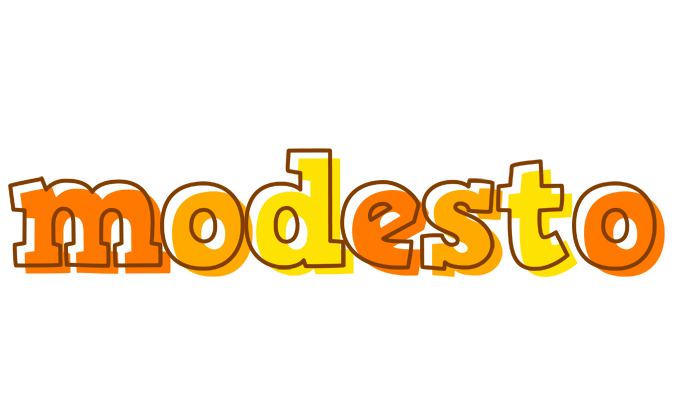 Modesto desert logo