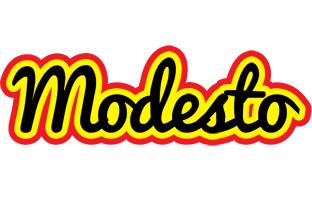 Modesto flaming logo