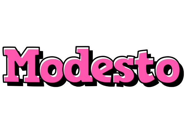 Modesto girlish logo