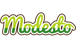 Modesto golfing logo