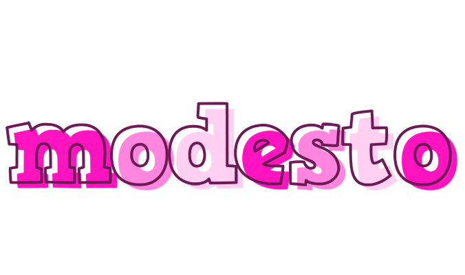 Modesto hello logo