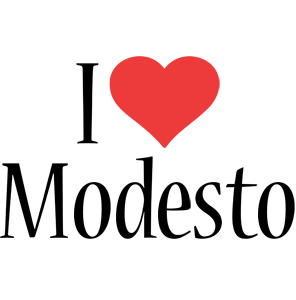 Modesto i-love logo