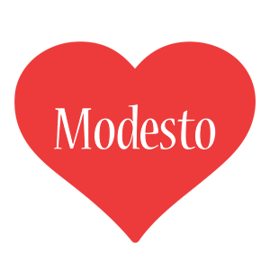 Modesto love logo
