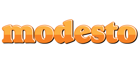 Modesto orange logo
