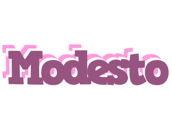 Modesto relaxing logo