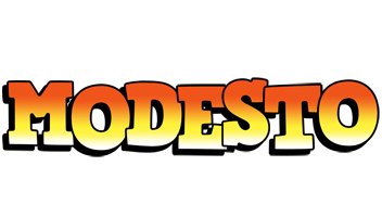 Modesto sunset logo
