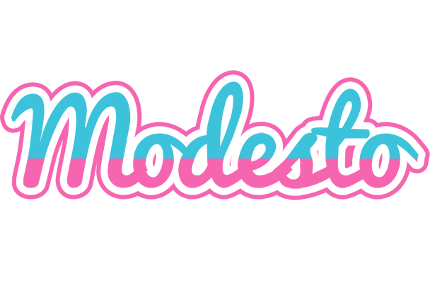 Modesto woman logo
