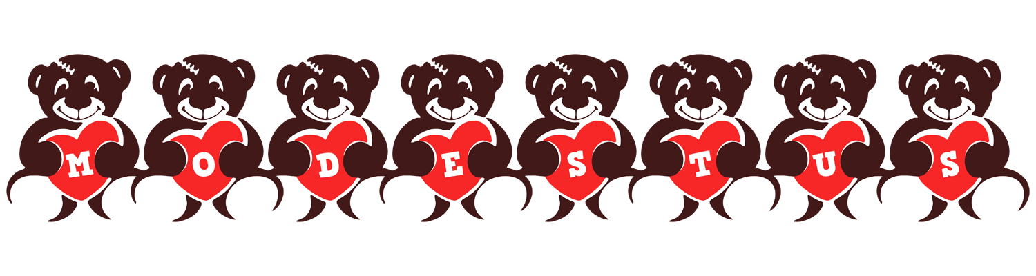 Modestus bear logo