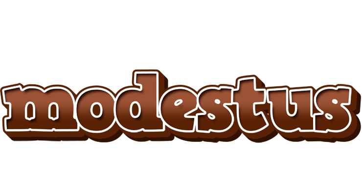 Modestus brownie logo