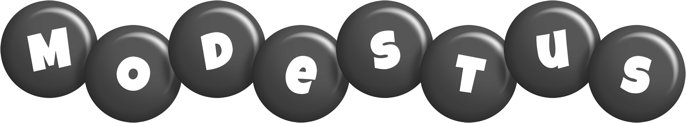 Modestus candy-black logo