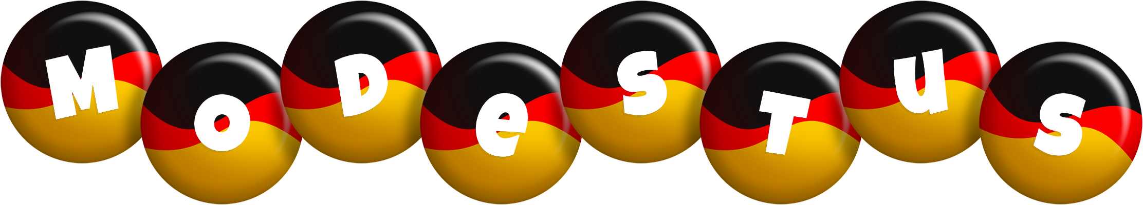 Modestus german logo