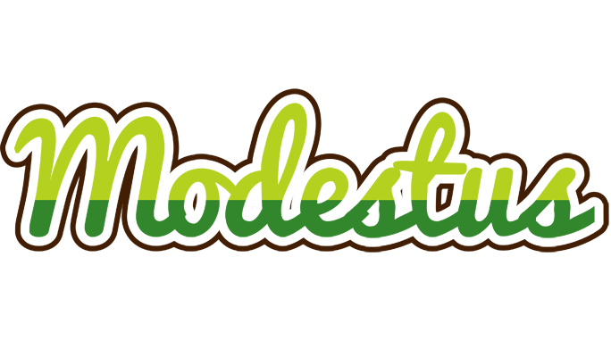 Modestus golfing logo