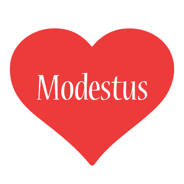 Modestus love logo