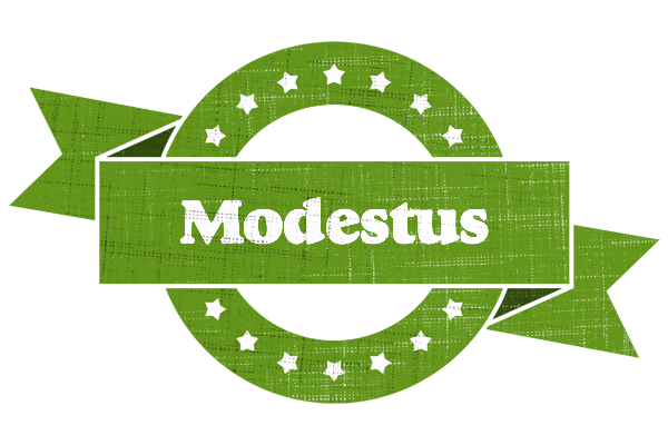 Modestus natural logo
