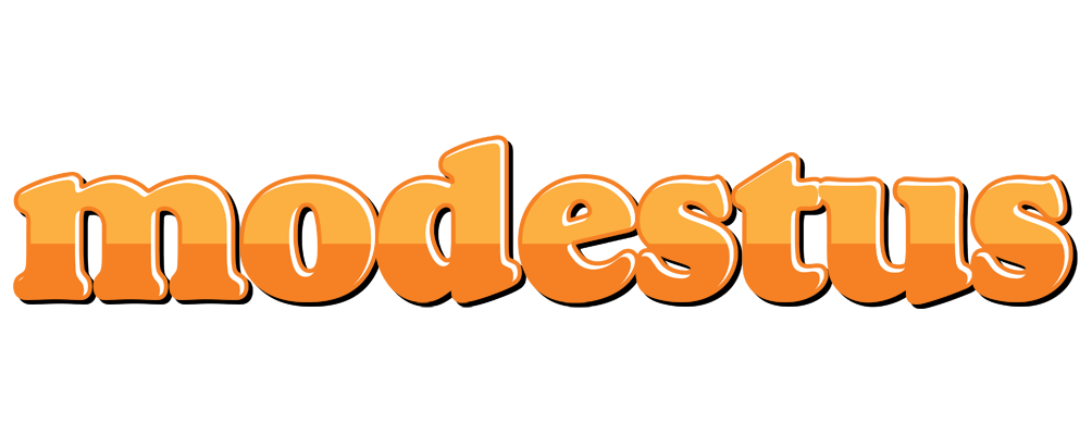 Modestus orange logo