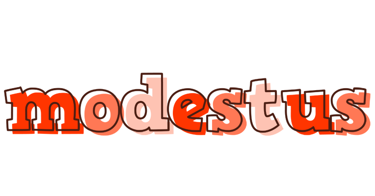 Modestus paint logo