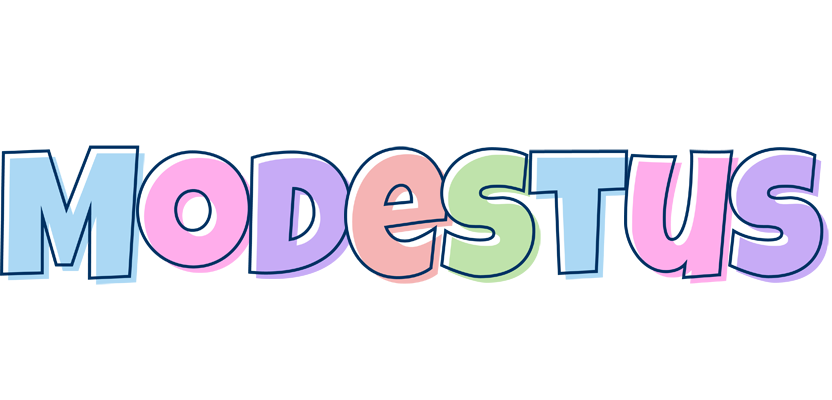 Modestus pastel logo