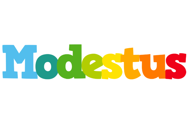 Modestus rainbows logo