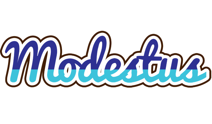 Modestus raining logo