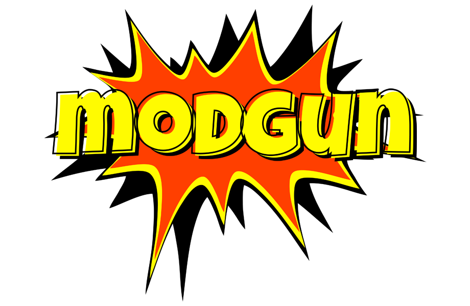 Modgun bazinga logo