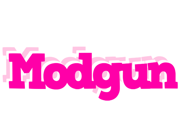 Modgun dancing logo