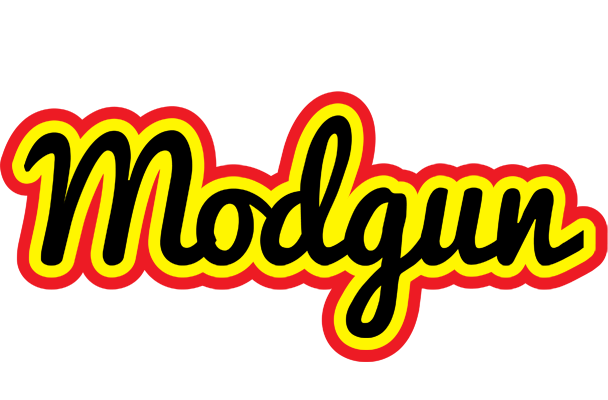Modgun flaming logo