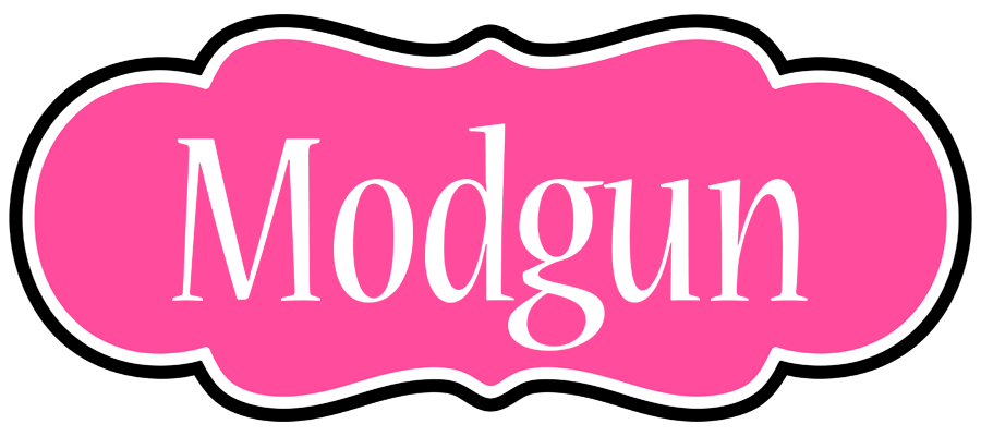 Modgun invitation logo